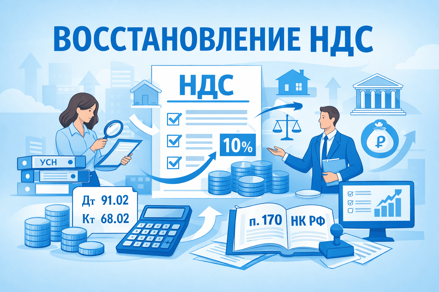 Восстановление НДС: полное руководство от оснований до проводок 2026 Восстановление НДС: полное руководство от оснований до проводок 2026